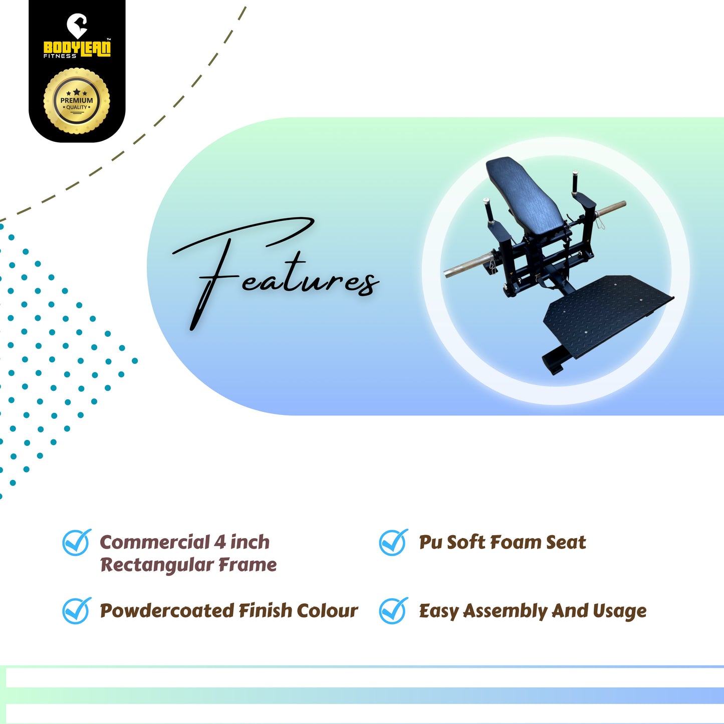 Hip Thrust Exercise Gym Machine.