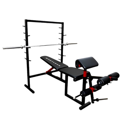 Olympic Bench Press Incline, Decline & Flat for Weight & Strength Training, Home gym | Loading Capacity 150 kg