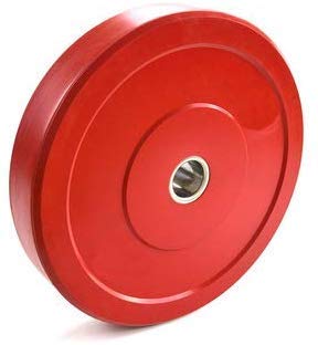 Color Bumper Plate (Sold in Pair) , Olympic Weight Plates, Iron Rubber Coated Bumper Plates 51 MM Hole