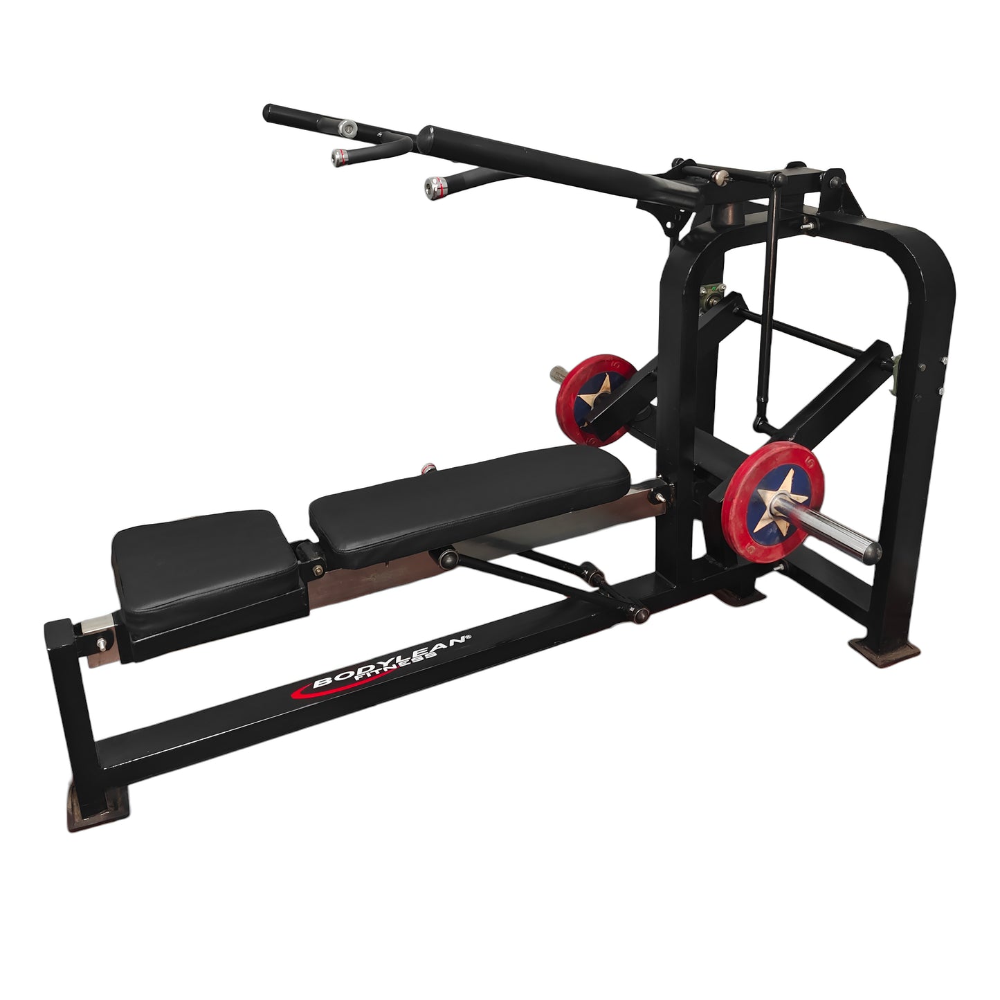 Chest Press Shoulder Press ( Multi Press ) Plate Load Gym Machine | Heavy Commercial Adjustable Bench with Incline Flat Option Capacity 150 kg | Targeting Chest & Shoulder Muscles