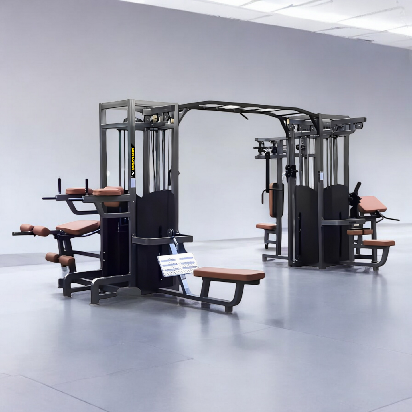 8 Station Multipurpose Gym Cage | maximize workout potential while minimizing space requirements