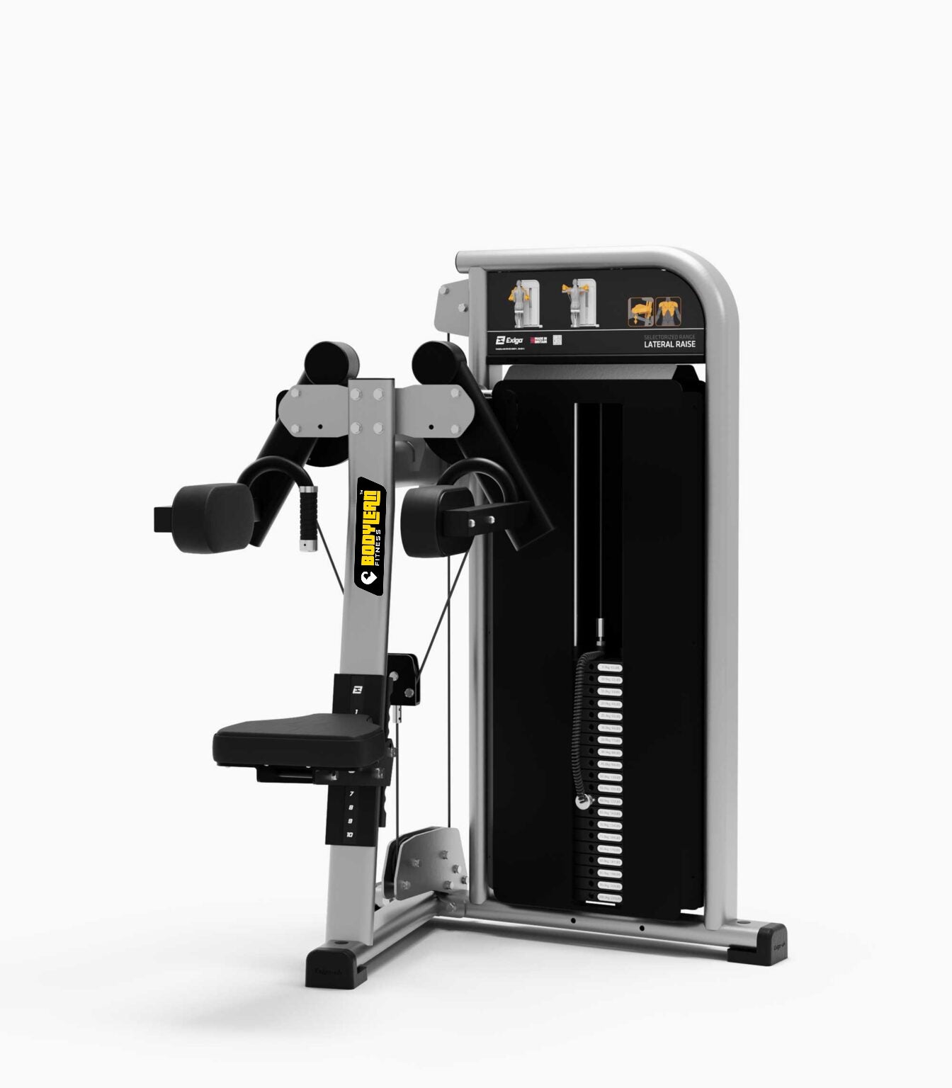 Lateral Raise Machine with iron Weight Stack Commercial Gym Machine | Magnum Series