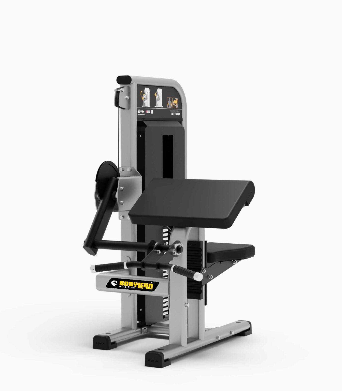 Bicep curl Machine with iron Weight Stack Commercial Gym Machine | Magnum Series