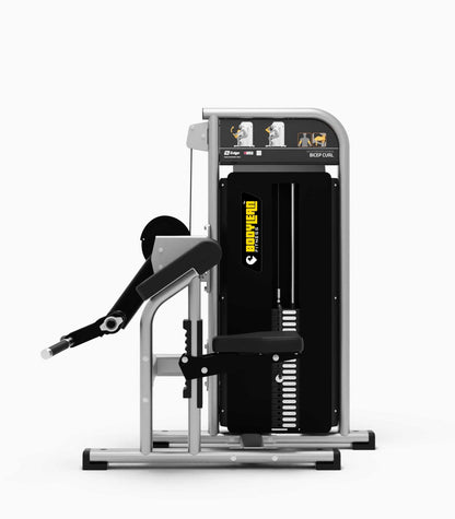 Bicep curl Machine with iron Weight Stack Commercial Gym Machine | Magnum Series