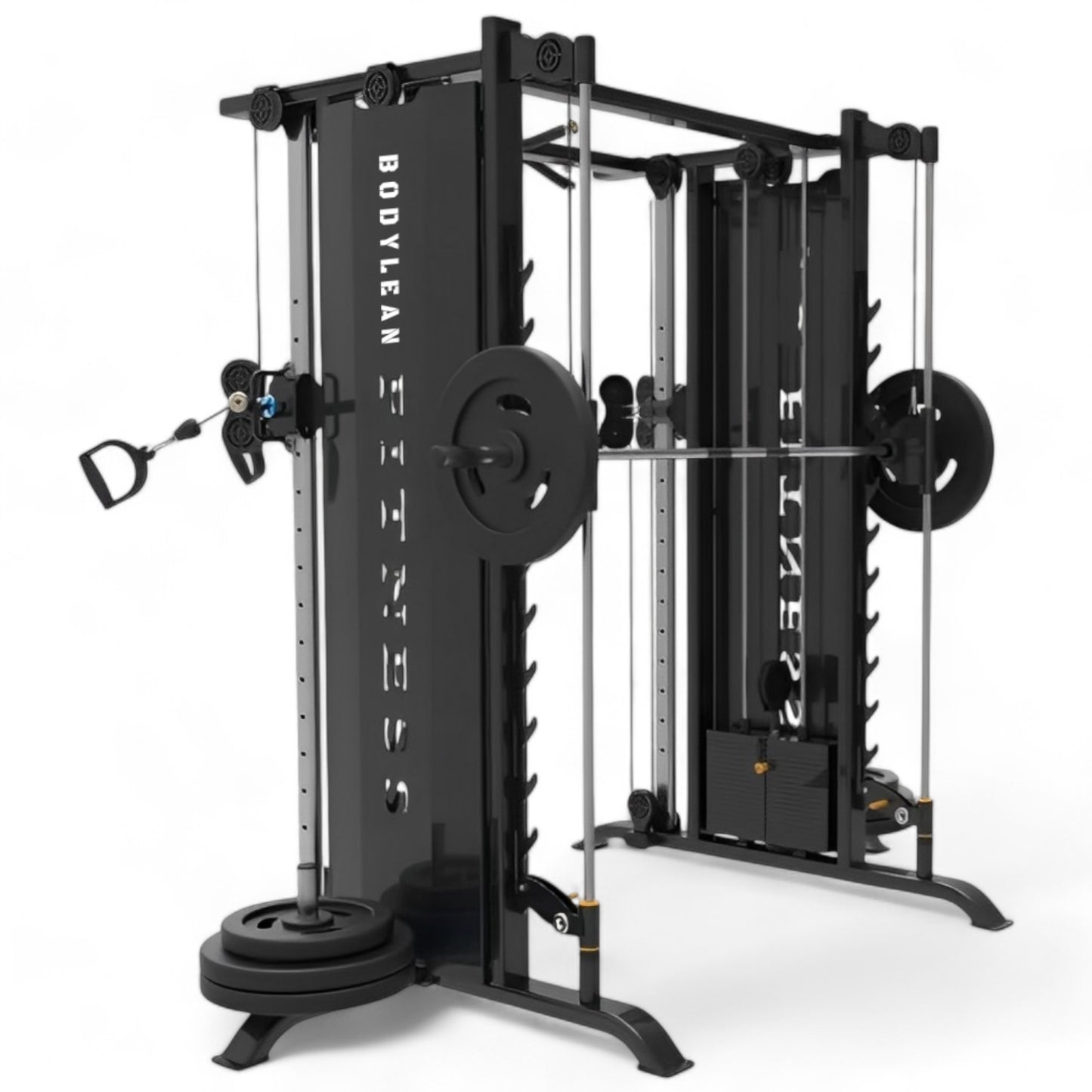 Multi Gym Dual side Functional Trainer with Smith Machine Divine Series ( Iron Weight Stack  ) Both Side for Commercial Cable crossover Gym Equipment  | Divine series