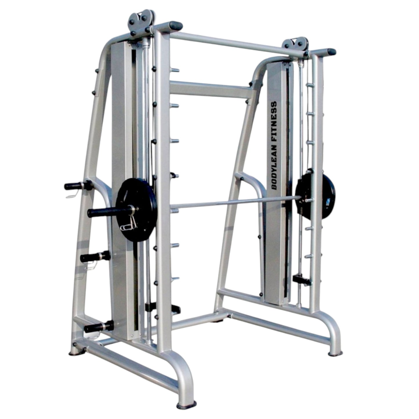 Power Squat Rack with Smith Machine for Commercial or Home Gym Workout | covers wide range of muscles in your lower body, glutes, quadriceps, hip adductors, lower back muscles hamstrings, spinal erectors and calves | BFS 103