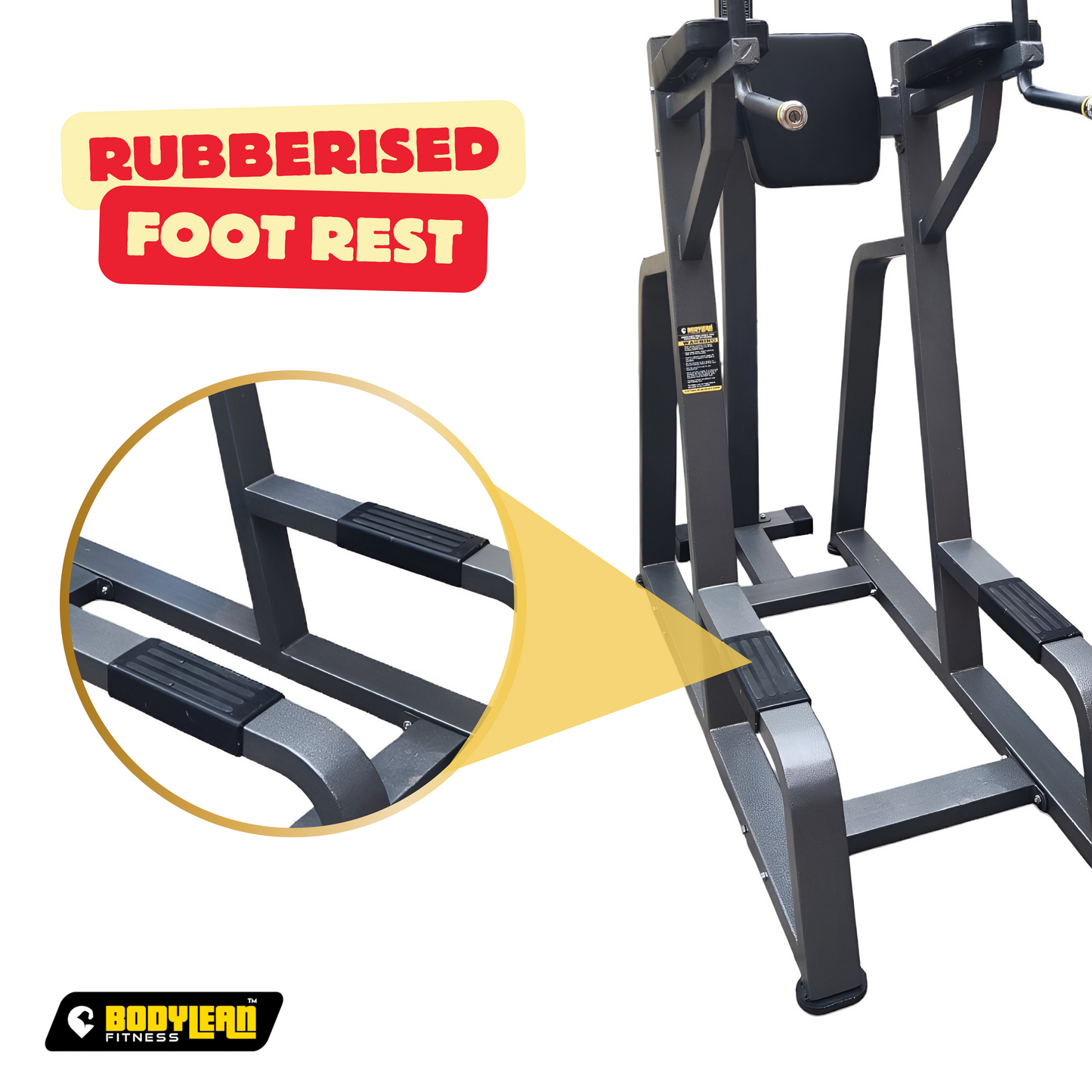 Multi-Purpose Chin Up Dip  Machine Single Side Machine - Elevate Your Upper Body Strength with the Ultimate Power Tower Dip Stand | For Home Gym and Commercial Use.