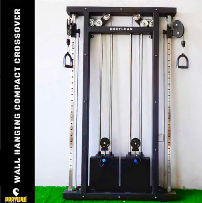 Wall Mount Cable Crossover with Iron Weight Stack Commercial Gym Machine Machine | Domestic Series