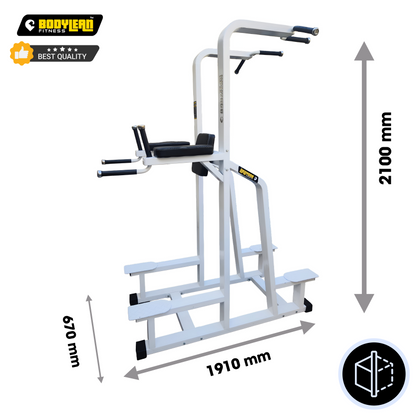 Multi-Purpose Chin Up Dip  Machine Dual Side Machine - Elevate Your Upper Body Strength with the Ultimate Power Tower Dip Stand | For Home Gym and Commercial Use