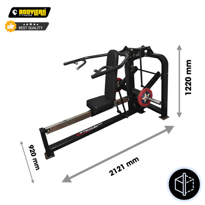 Chest Press Shoulder Press ( Multi Press ) Plate Load Gym Machine | Heavy Commercial Adjustable Bench with Incline Flat Option Capacity 150 kg | Targeting Chest & Shoulder Muscles