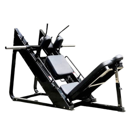 Leg Press Hack Squat Machine Combo | 𝗕𝗟𝗛 205 | Heavy Duty Lower Body Weight Machine with Weight Storages for Quads, Glute, Hamstring and Thigh