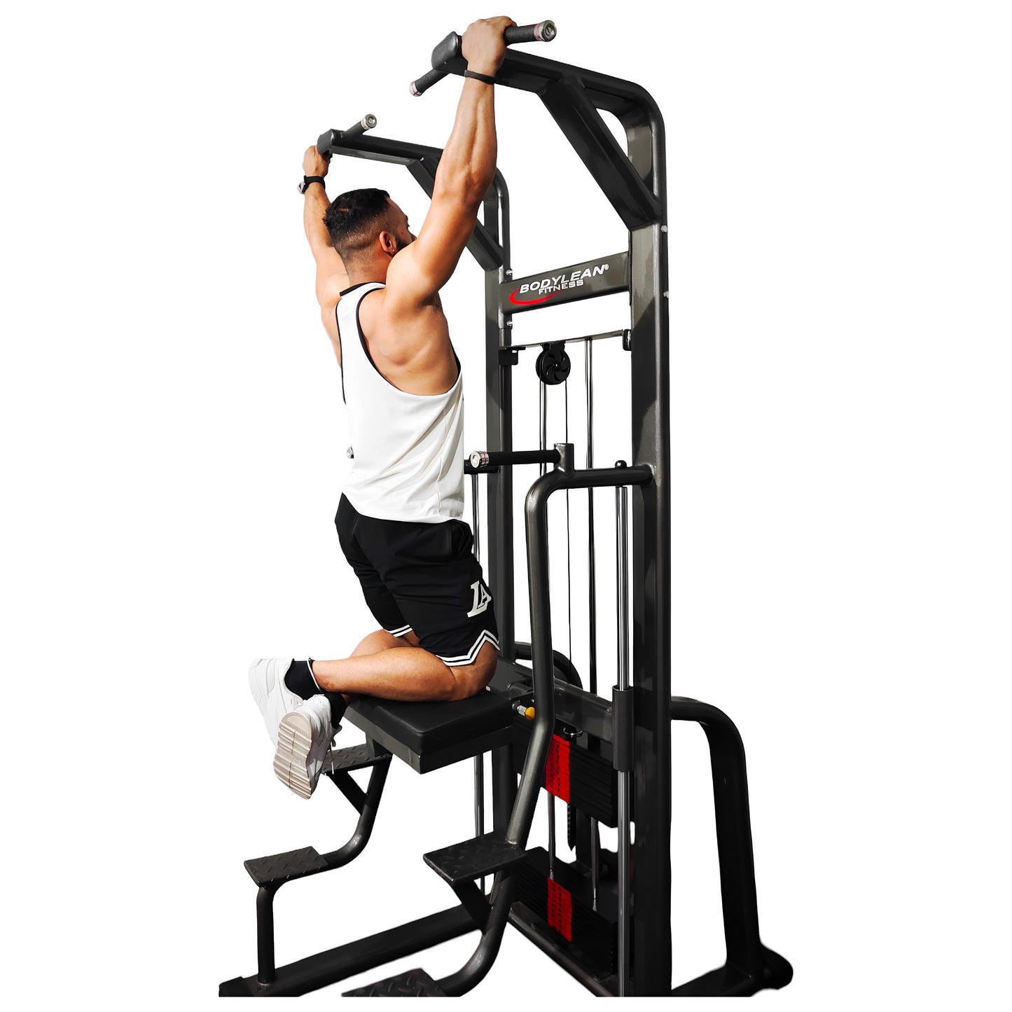 Multi-Purpose Chin Up Dip Assisted Machine Lebra series - Elevate Your Upper Body Strength with the Ultimate Power Tower Dip Station | For Home Gym and Commercial Use.