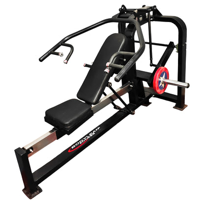 Chest Press Shoulder Press ( Multi Press ) Plate Load Gym Machine | Heavy Commercial Adjustable Bench with Incline Flat Option Capacity 150 kg | Targeting Chest & Shoulder Muscles