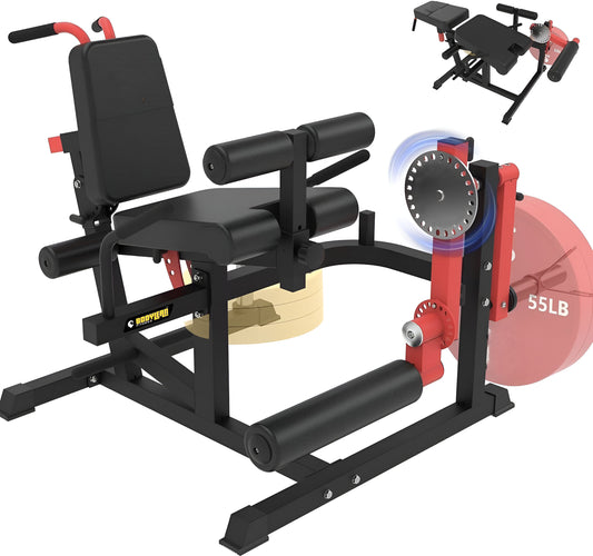 Premium Leg Curl Leg Extension Machine: Dual-Function Gym Equipment for Total Lower Body Strengthening - Ideal for Home/Physiotherapy Leg Injury Cure - Knee Replacement