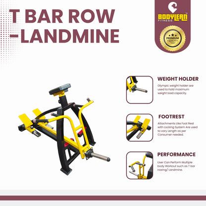 T-Bar Row Hammer Strength Machine | 𝗕𝗟𝗛 201