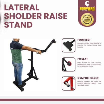 Shoulder Lateral Side Raise Stand With Foot Platform