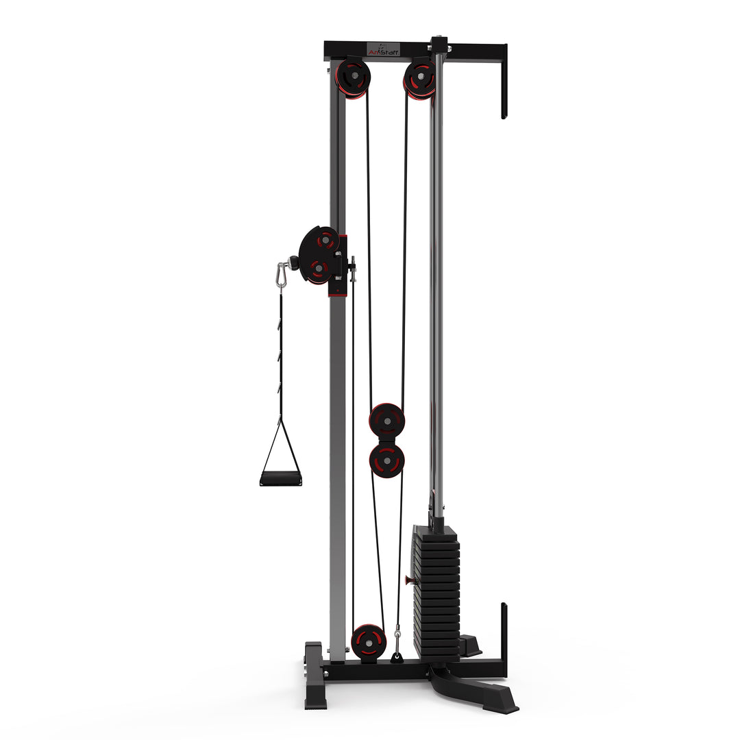 Single Stack Wall Mount with iron weight stack Functional Trainer | Dual handle cable crossover machine