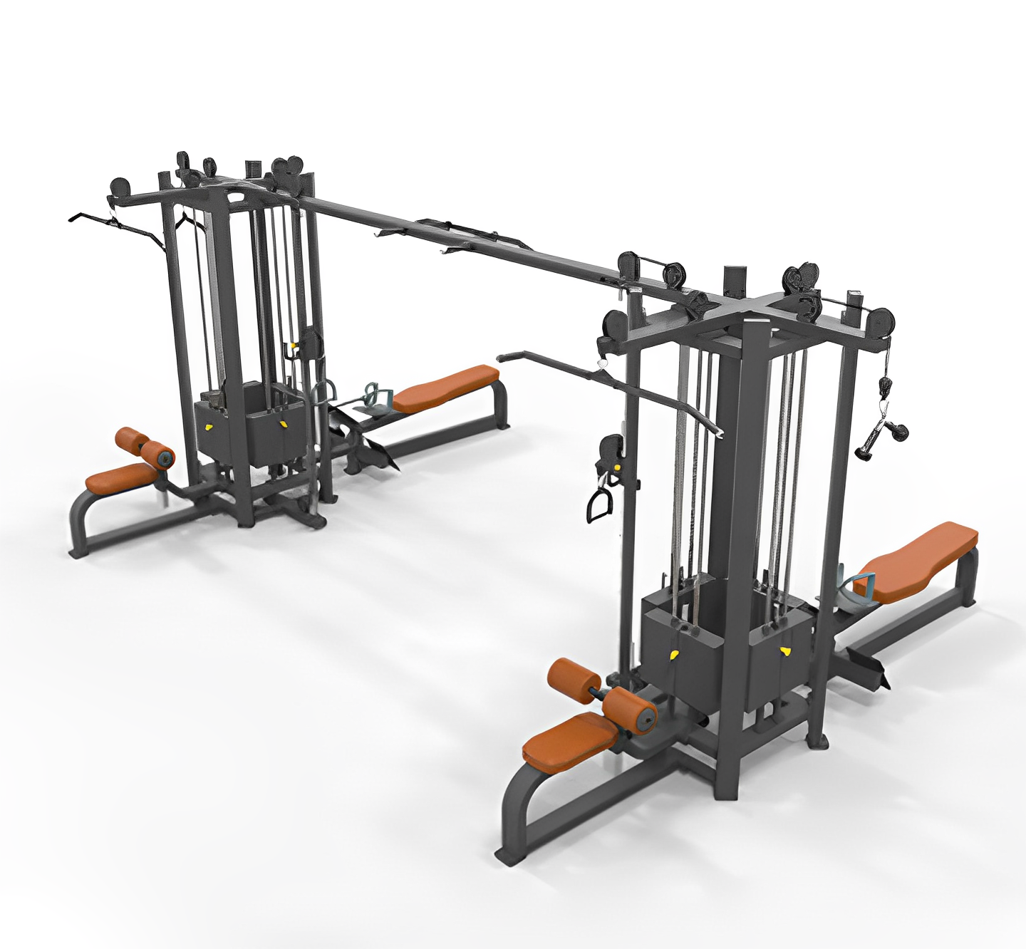 8 Station Multipurpose Gym Cage with Iron weight stack | maximize workout potential while minimizing space requirements