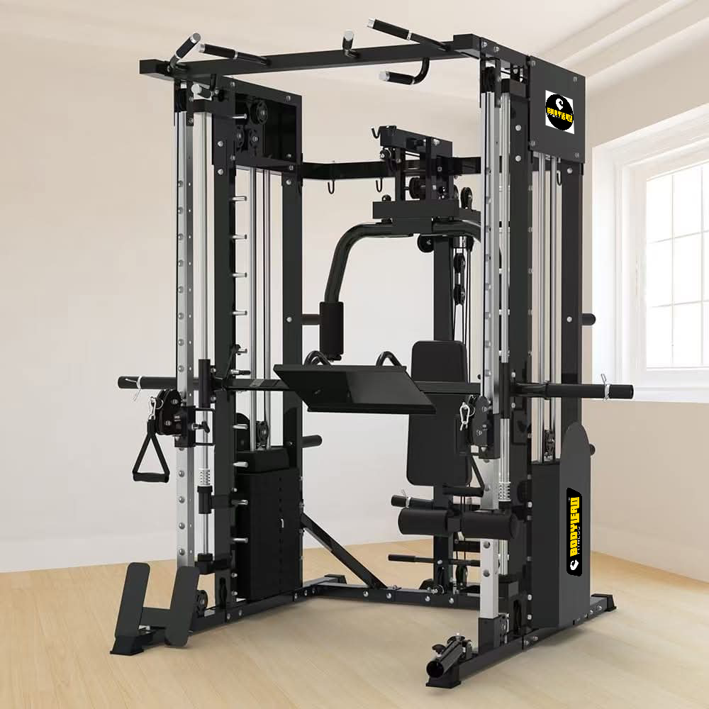 Multi Gym Functional Trainer with Smith Machine and Pec deck for Commercial Cable crossover Gym Equipment