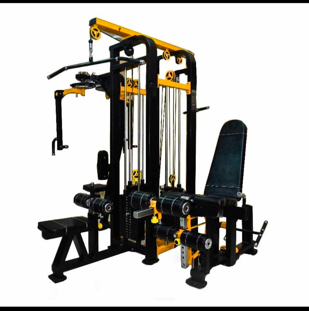 4 Station Multipurpose Gym Cage with Iron weight stack