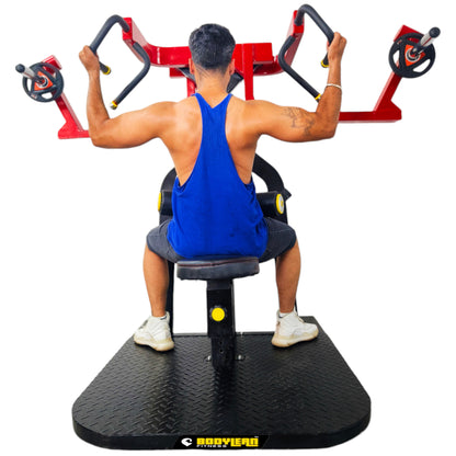 Multi Grip cross lat pull down Plate load commercial Gym machine