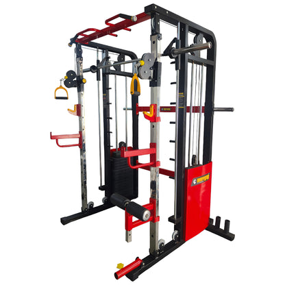 Multi Gym Functional Trainer with Smith Machine  Dual Side for Commercial Cable crossover Gym Equipment | BLCC 106