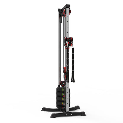 Single Stack Wall Mount with iron weight stack Functional Trainer | Dual handle cable crossover machine